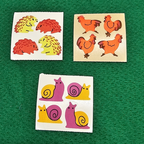 FUZZY 1:  Animal Fuzzy Sticker Lot - 12 Modules - Sandylion & Great Seven - Picture 4 of 8